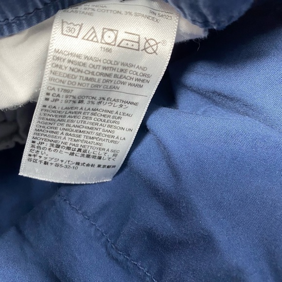 Women’s Banana Republic Blue Cargo Style Drawstring Pants Size 2 - Picture 6 of 6